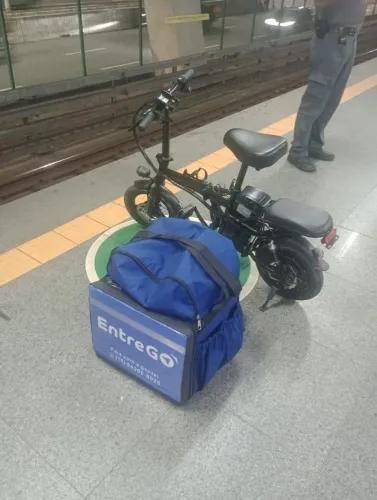 Bicicleta elétrica dobrável 2000