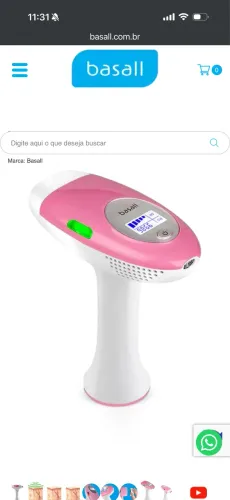 Luz pulsada ipilator 