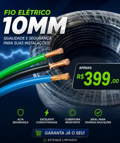 fio 10mm 100 metros