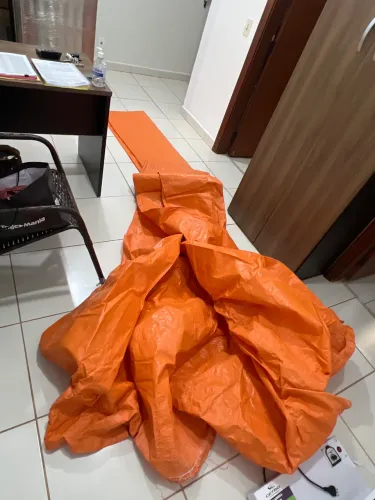 Lona laranja 4,80x3,50