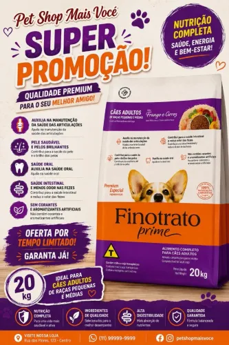 Ração Finotrato Prime