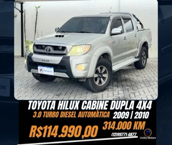 Toyota Hilux CD SRV D4-d 4X4 3.0 TDI Diesel AUT 2010