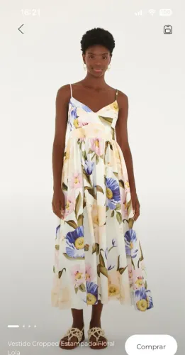 Vestido estampado farm