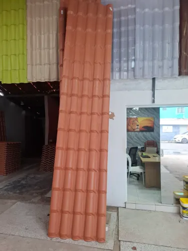 Telha pvc colonial 3,28x0,86 de 2mm