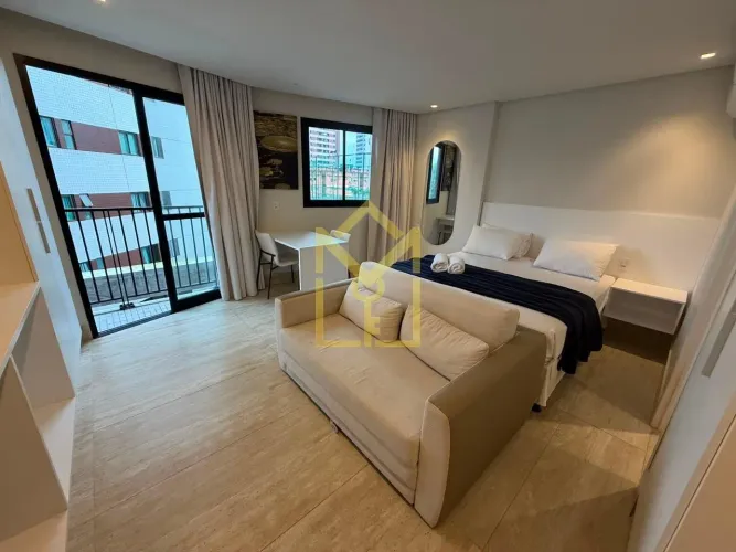 Studio em Madalena, 25m2, 1 quarto - Recife - Riverside Tolive