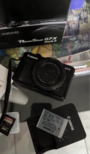 Câmera Cânon G7x Mark II