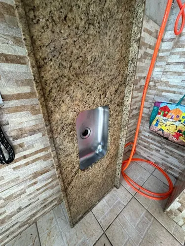 Bancada de granito com Cuba