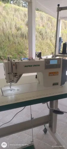 Máquina Reta Industrial Mafran 2025 c/ Sensor e Corte Automático