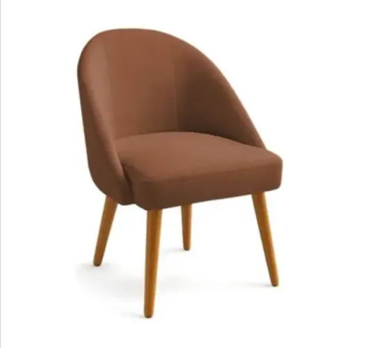 Kit 6 Poltronas Cadeira Lua Pés Palito