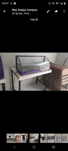 Vendo estufa de 2 Andares perfeita..com mesa