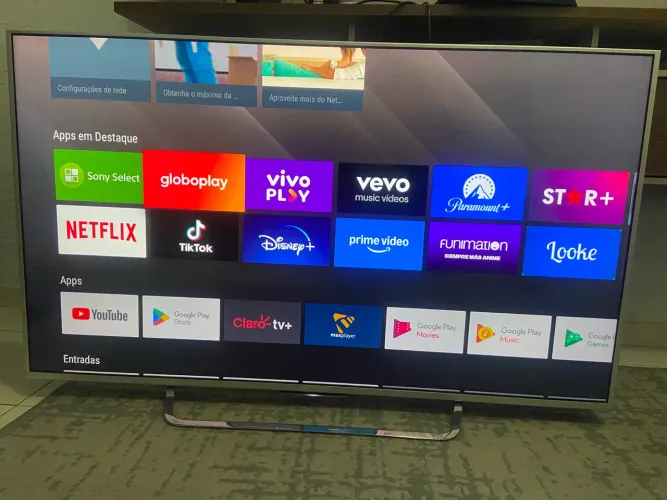 Tv Sony smart 4 K 55 polegadas