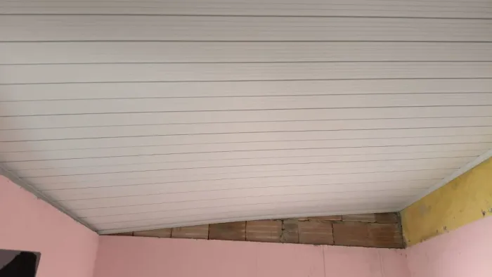 Forros pvc em pvc instalado