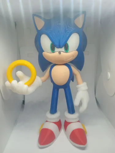 Sonic boneco novo 24cm