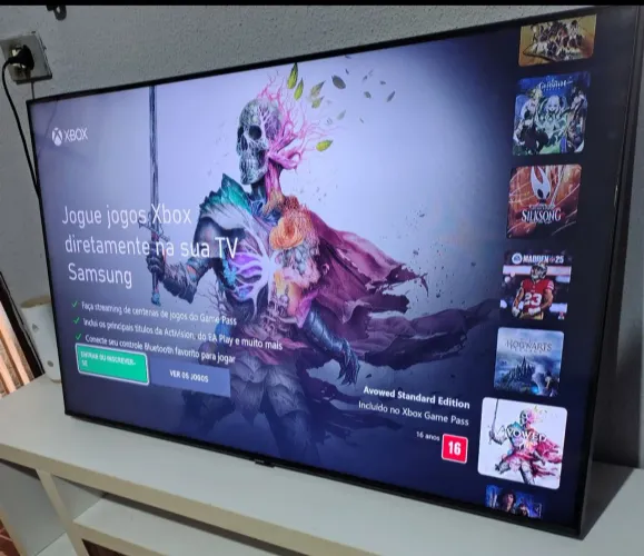 SMART TV 50 4K SAMSUNG BORDA INFINITA C XBOX INTEGRADO