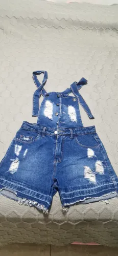Jardineira Jeans tamanho 40