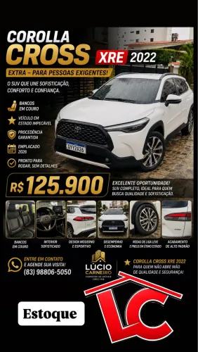 Toyota Corolla Cross XRE 2.0 16V Flex AUT 2022