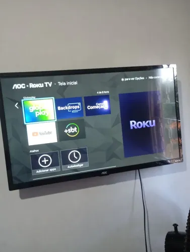 tv smart roku 32 polegadas