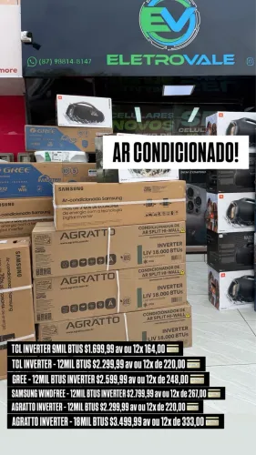PROMOÇÃO EM AR CONDICIONADO 