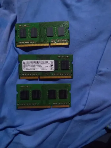 3 Memórias ram DDR3 4gb