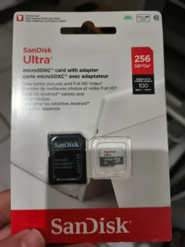Cartão SD SanDisk 256gb Original