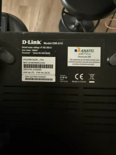Roteador D-Link DIR-615 Wireless N 300 Mbps - Funcionando Perfeitamente