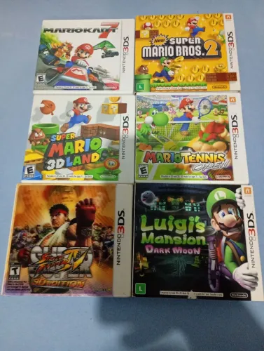 Lote de jogos Nintendo 3ds