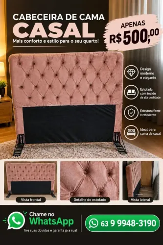 Cabeceira de cama de Casal