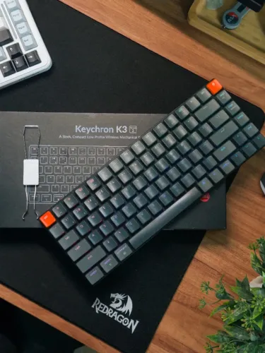 Keychron K3 - Teclado Mecânico Wireless / Bluetooth