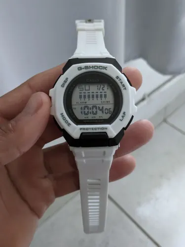 Relógio Masculino Resistente à Água Casio G-Shock Branco