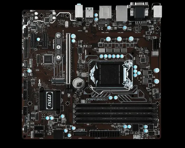 Kit placa mãe MSI b250m pro vdh + i7-7700 com 8 gb