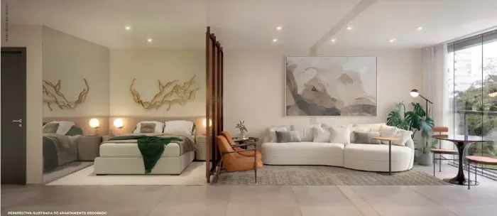 Apartamento para venda tem 39 metros quadrados com 1 quarto