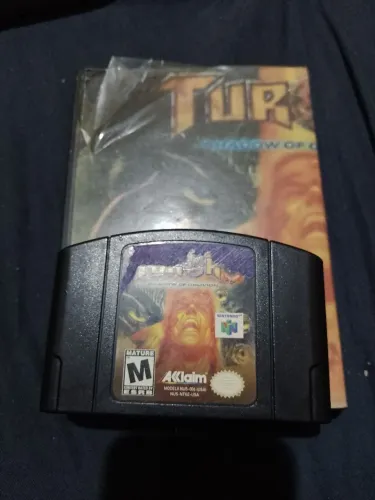 Vendo o jogo original do Nintendo 64 Turok 3 !!!