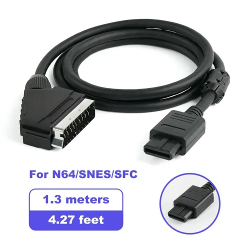 Cabo SCART RGB csync Nintendo 64 blindado