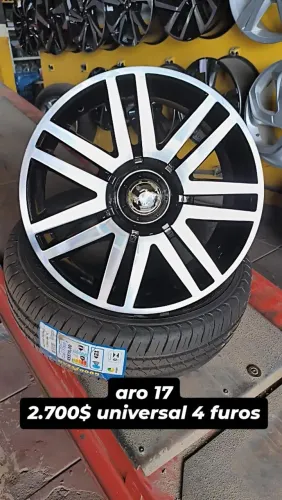 aro 17 universal 4 furos em 10 x sem juros