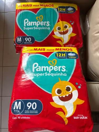 FRALDA PAMPERS M