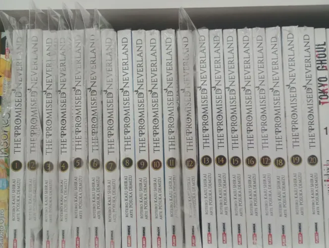 Mangá the promised Neverland completo vol 1 ao 20