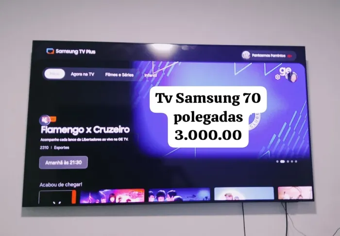 TV Samsung Smart 70 polegadas