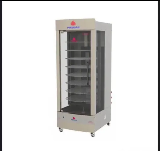 Maquina assar frango e carne