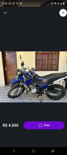 Vendo moto Sem nada a fazer!