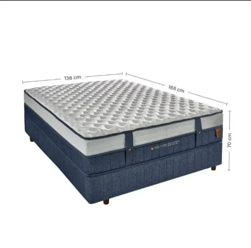 Kit Cama Box Queen Onix New York