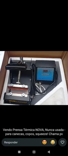 Prensa térmica nova , nuca usada !