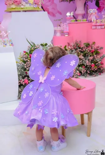 Vestido de festa bebê menina