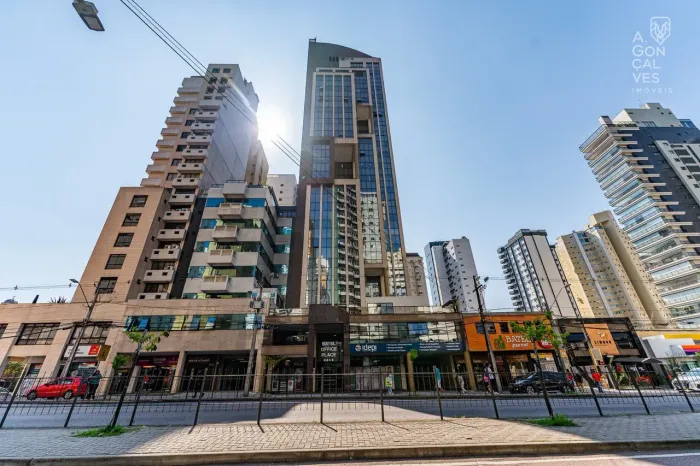 Sala comercial no Batel Office Place, Mobiliado, Batel, Curitiba.