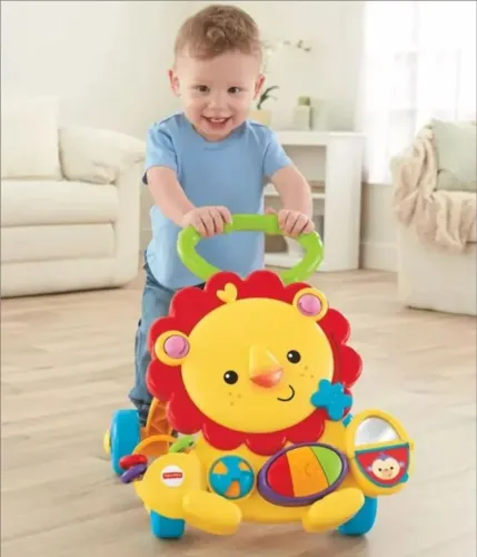 Andador Interativo Leãozinho Fisher-Price - Ajuda a Andar e Brincar!
