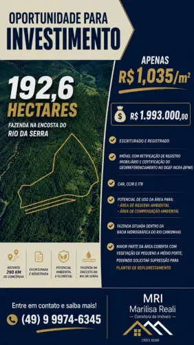Oportunidade de investimento em Santa Catarina!