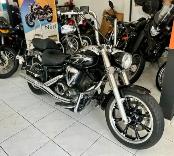 XVS 950 midnhight mid night segundo dono excelente estado troco moto