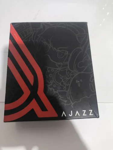Mouse Gamer Branco Sem Fio Ajazz AJ159P c/ Dock de Carregamento - Novo