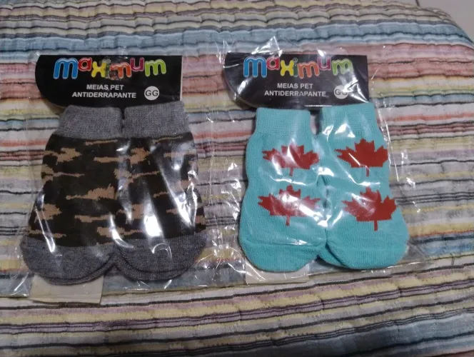 Meia para cães Tamanho GG 2 unidades