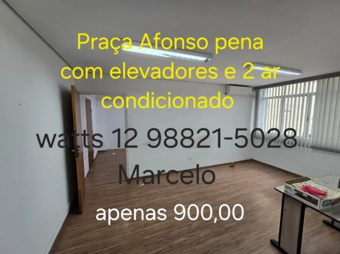 Sala comercial, centro com ar condicionado e dois elevadores