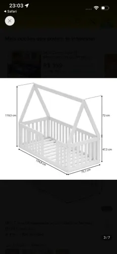Mini Cama Montessori infantil